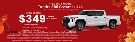 Tundra SR5 Lease Special