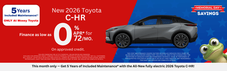 New 2026 Toyota CH-R Finance Special