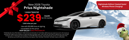 Prius Nightshade Lease Special