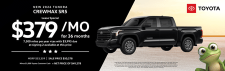 Lease 2026 Toyota Tundra SR5 $379