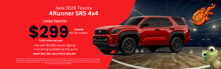Lease 2026 Toyota 4Runner SR5 $299