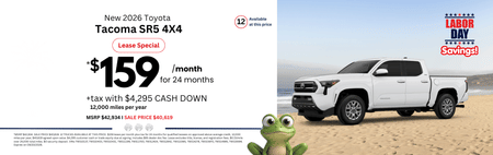 Lease 2026 Toyota Tacoma SR5 $159