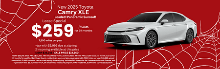 2025 CAMRY XLE LEASE SPECIAL