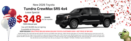 Lease Special Tundra CrewMax