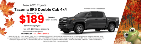 Toyota Tacoma SR5 Lease Special
