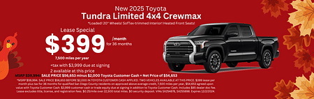 Lease - Tundra Limited 4x4