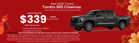 Lease Special Tundra SR5 CrewMax