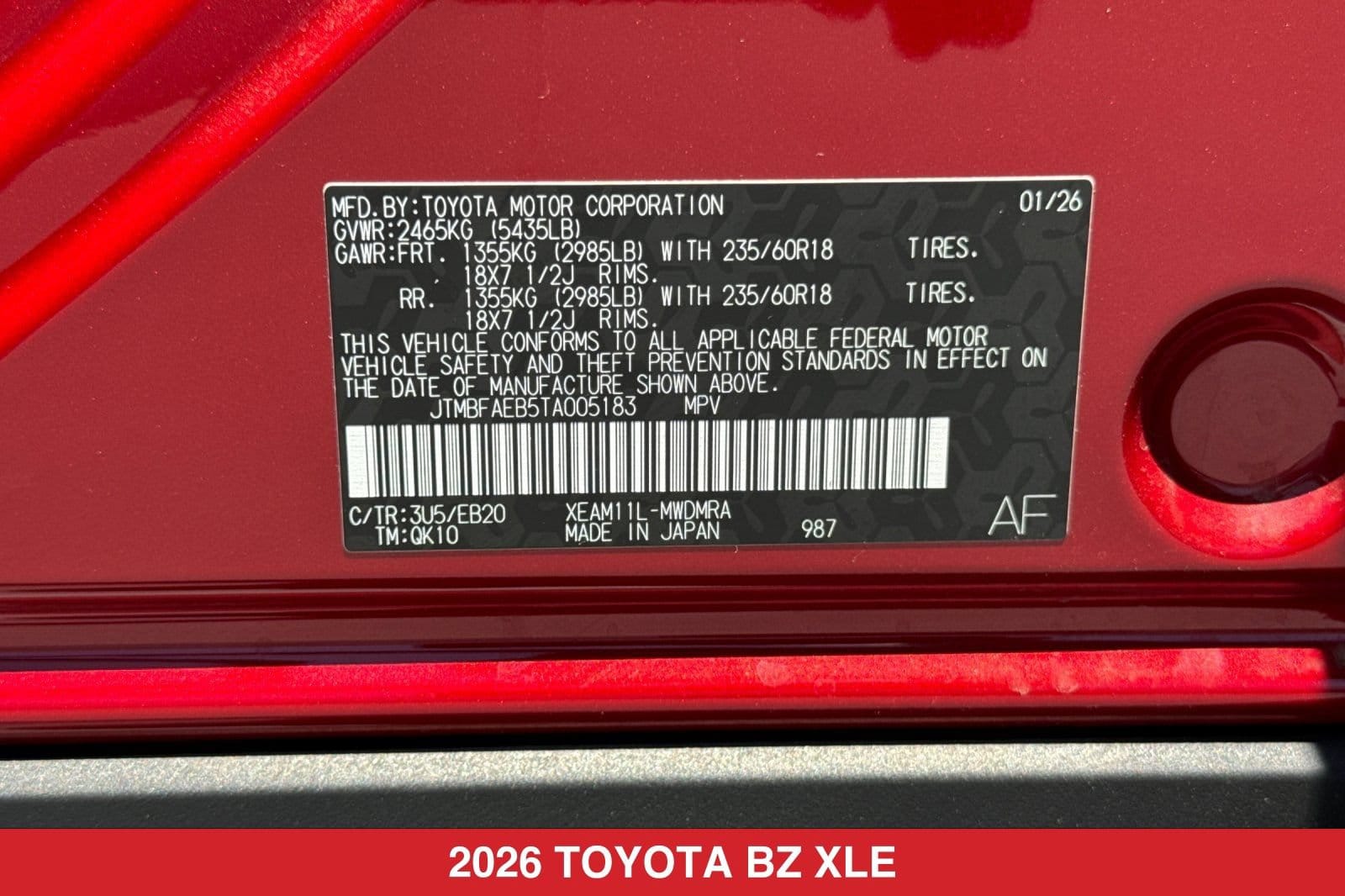 2026 Toyota bZ XLE - Photo 34