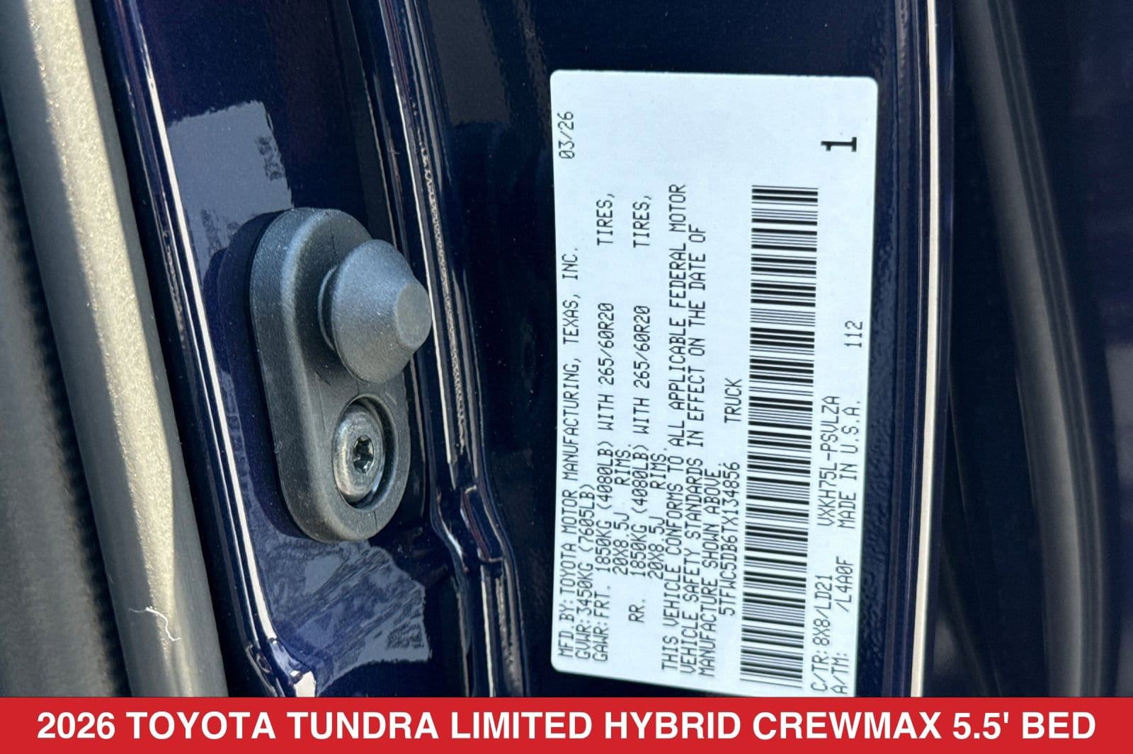 2026 Toyota Tundra Limited - Photo 27