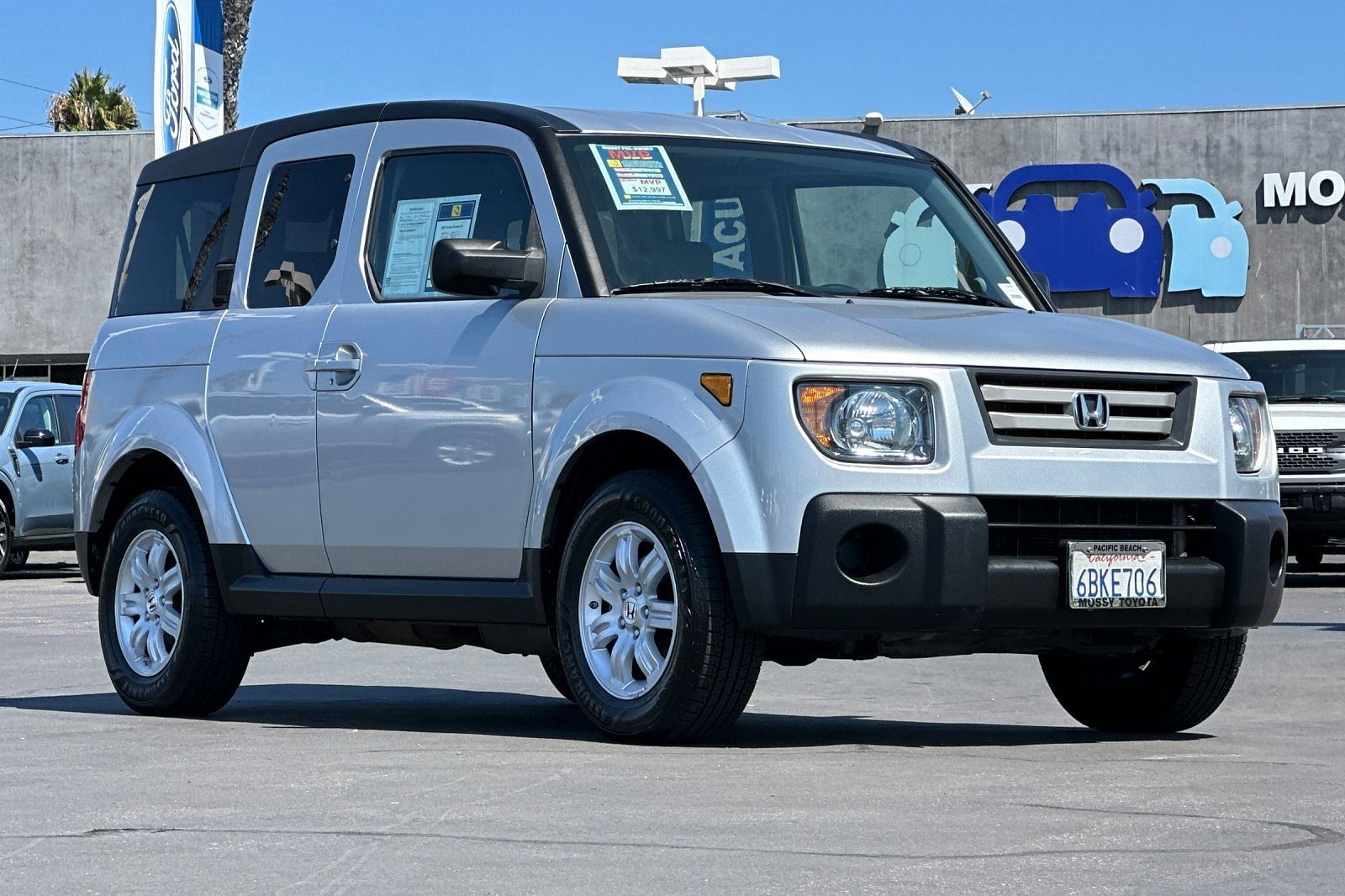 Used 2007 Honda Element EX with VIN 5J6YH187X7L001758 for sale in San Diego, CA