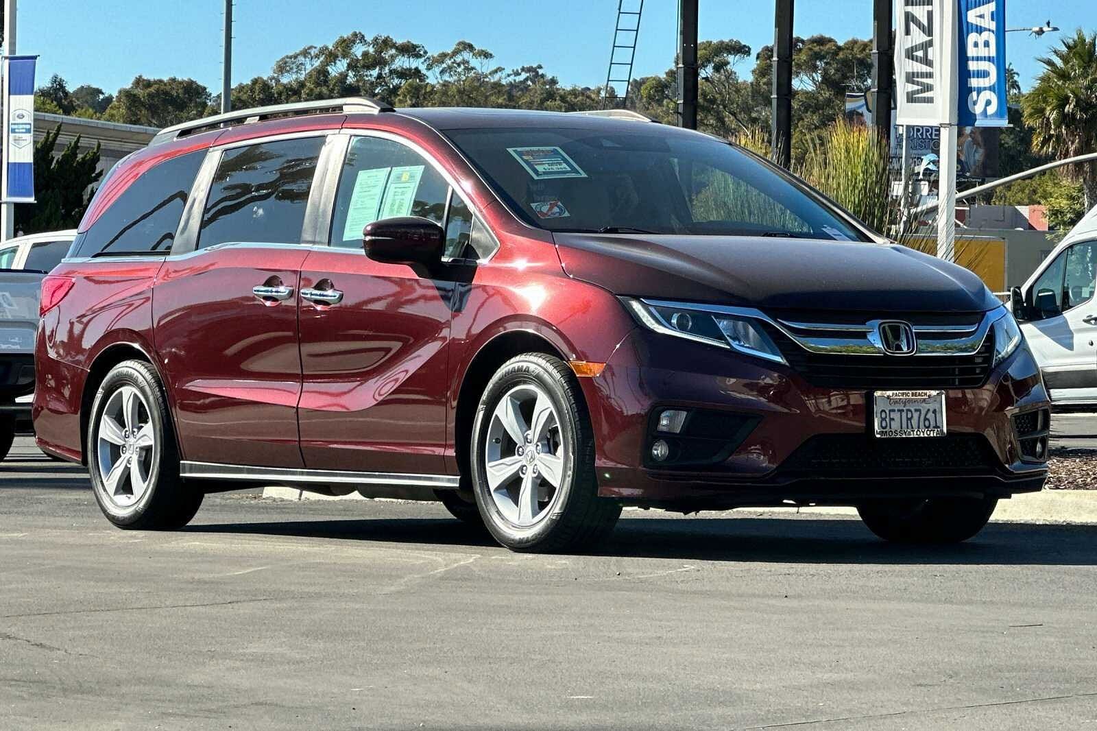 Used 2019 Honda Odyssey EX-L with VIN 5FNRL6H78KB015952 for sale in San Diego, CA