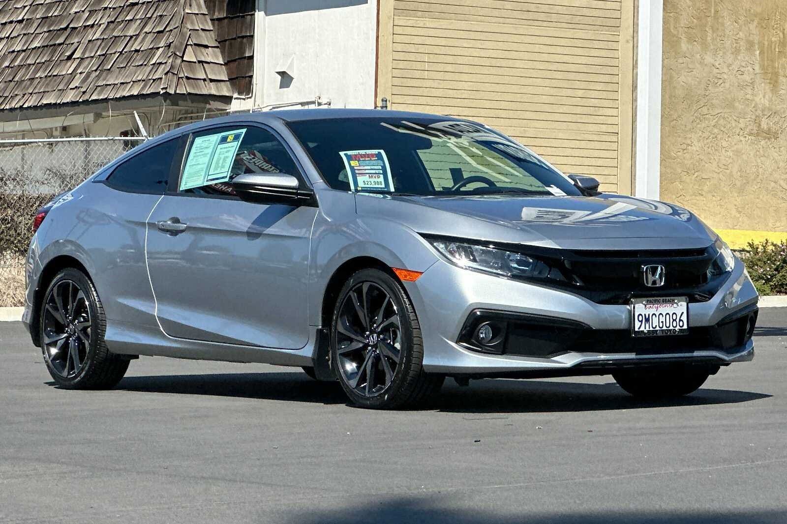 Used 2019 Honda Civic Sport with VIN 2HGFC4B86KH310004 for sale in San Diego, CA