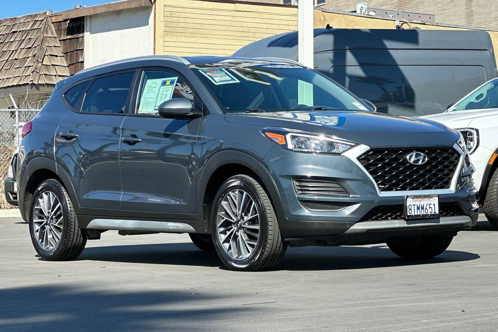 Used 2021 Hyundai Tucson SEL with VIN KM8J33AL6MU339586 for sale in San Diego, CA