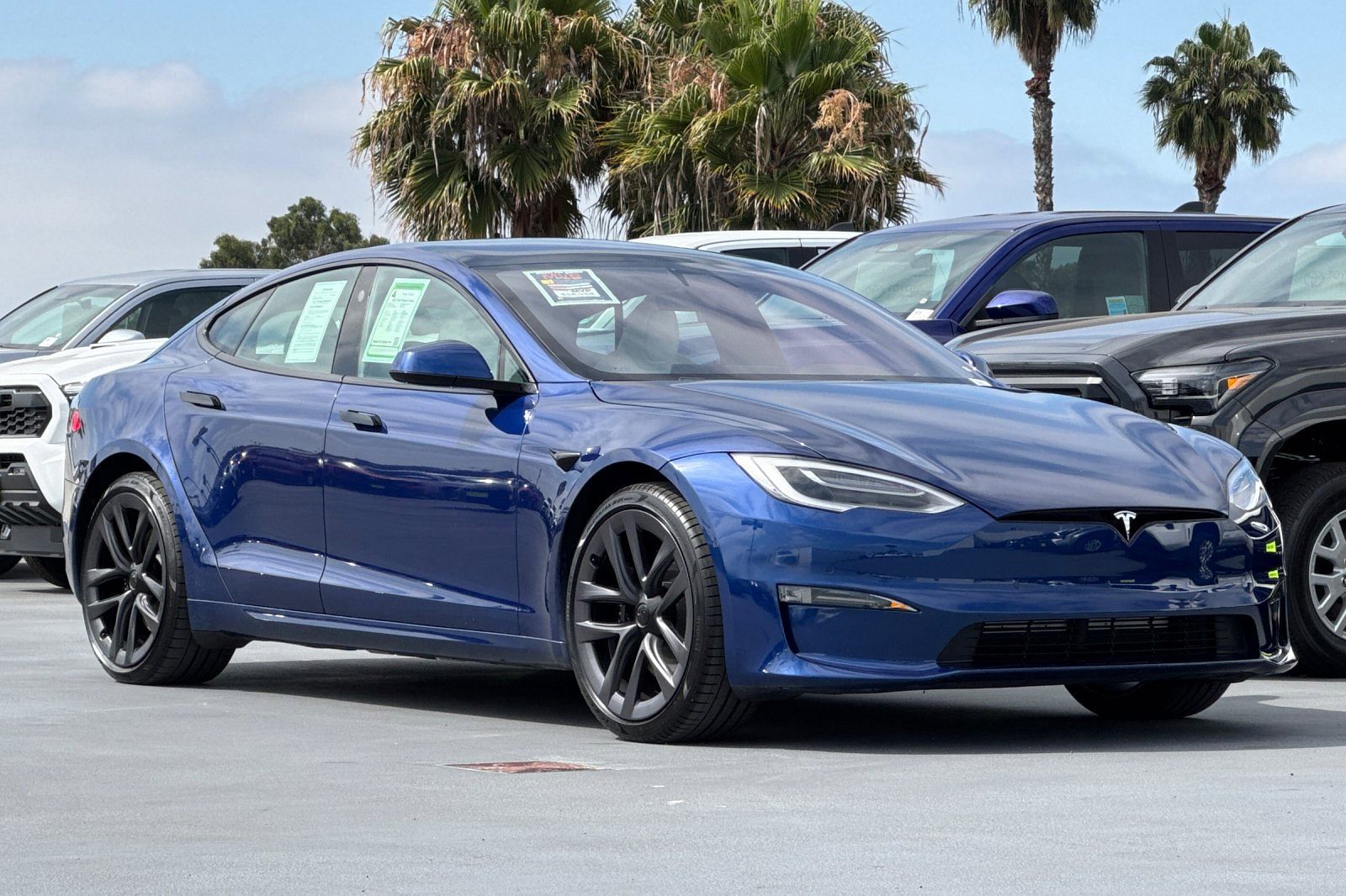 Used 2022 Tesla Model S Plaid with VIN 5YJSA1E67NF458765 for sale in San Diego, CA