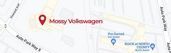map of Mossy Volkswagen