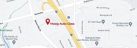 map of Mossy Auto Glass