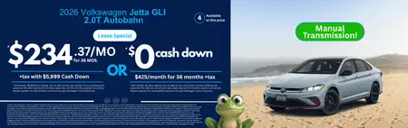 Lease 2026 VW Jetta GLI Autobahn $234