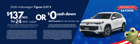 Lease 2026 VW Tiguan S $137