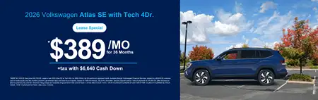 Lease 2026 VW Atlas SE w/Tech $389