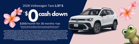 Lease VW Taos 1.5T S $389