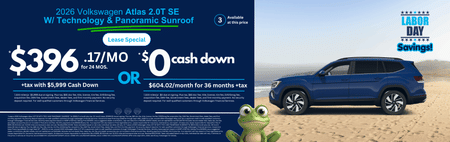 Lease 2026 VW Atlas SE Tech $396