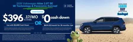 Lease 2026 VW Atlas SE Tech $396