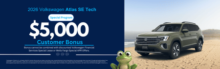 New 2026 VW Atlas SE Tech Purchase Offer
