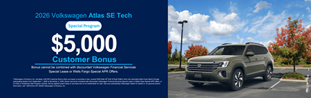 New 2026 VW Atlas SE Tech Purchase Offer