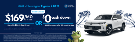 Lease 2026 VW Tiguan 2.0T S $336