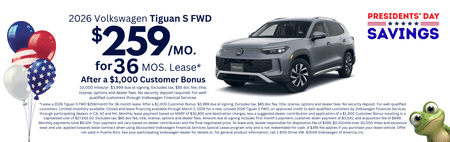 Tiguan Lease Special
