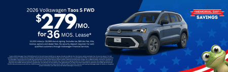 Lease 2026 VW Taos S $279