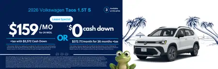 Lease 2026 VW Taos 1.5T S $373
