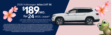 Lease 2026 VW Atlas 2.0T SE $189