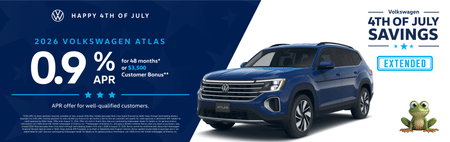 New 2026 VW Atlas Finance Special