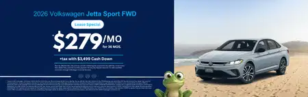 Lease 2026 VW Jetta Sport $279