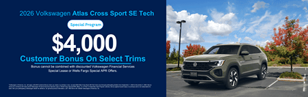 New 2026 VW Atlas Cross Sport SE Tech Purchase Offer