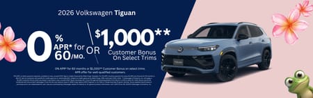 New 2026 VW Tiguan Finance Special
