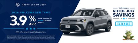 New 2026 VW Taos Finance Special