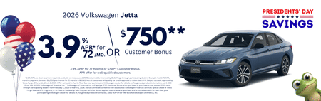 Especial de financiamiento de Jetta