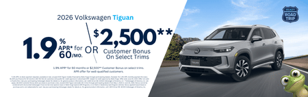 New 2026 VW Tiguan Finance Special