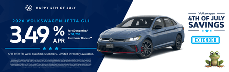 New 2026 VW Jetta Finance Special