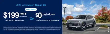 Lease 2026 VW Tiguan SE $199
