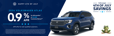 New 2026 VW Atlas Finance Special