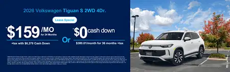 Lease 2026 VW Tiguan S $159