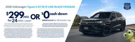 Lease 2026 VW Tiguan SE R-Line $299