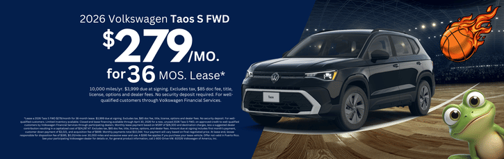 Lease 2026 VW Taos S $279