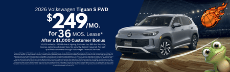 Lease 2026 VW Tiguan S $249