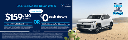 Especial 2026 VW Tiguan SE $159