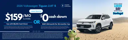 Lease 2026 VW Tiguan SE $159
