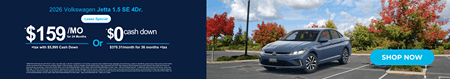 Lease 2026 VW Jetta 1.5 SE $159